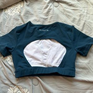 NVGTN Open Back Crop Top